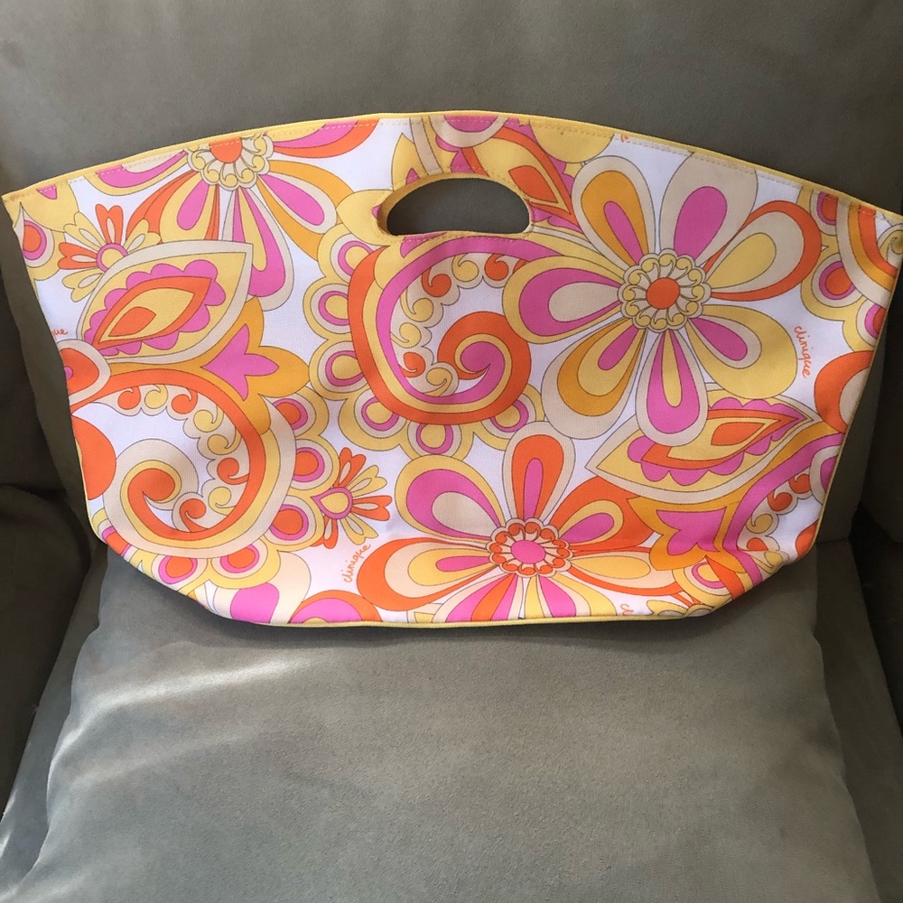 Clinique Floral Handle Bag